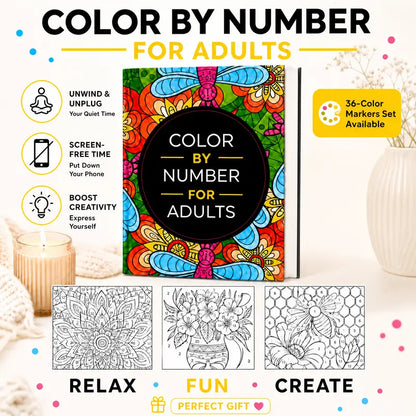 Color By Number Book