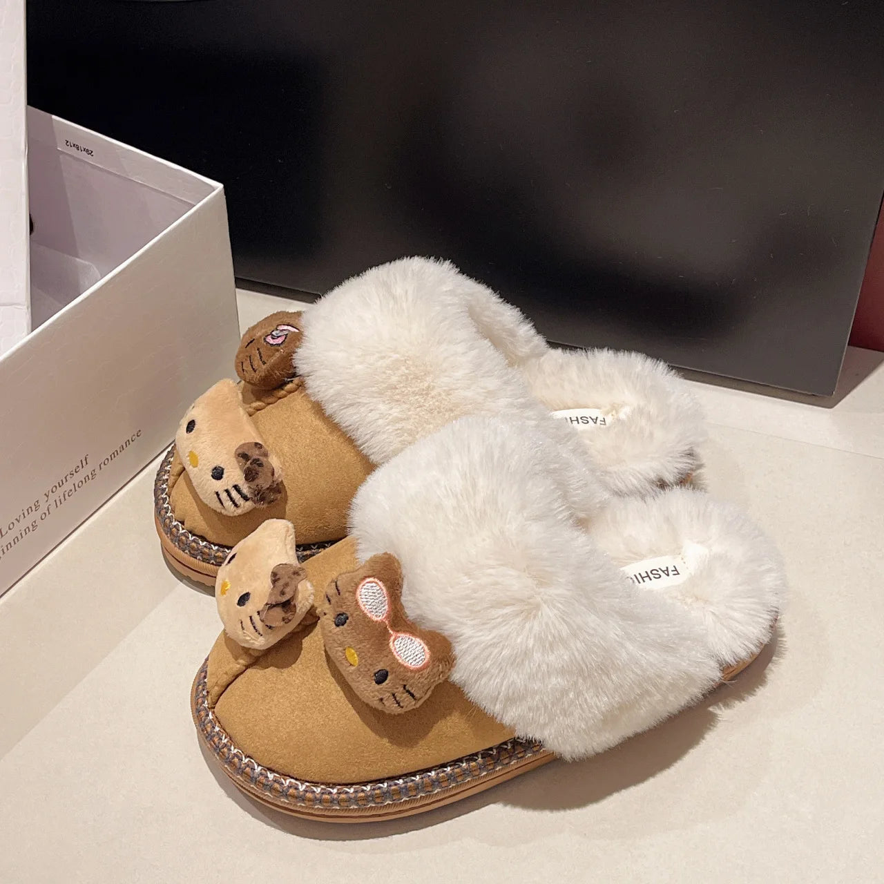 Hello Kitty Fluffy Feet Warmers